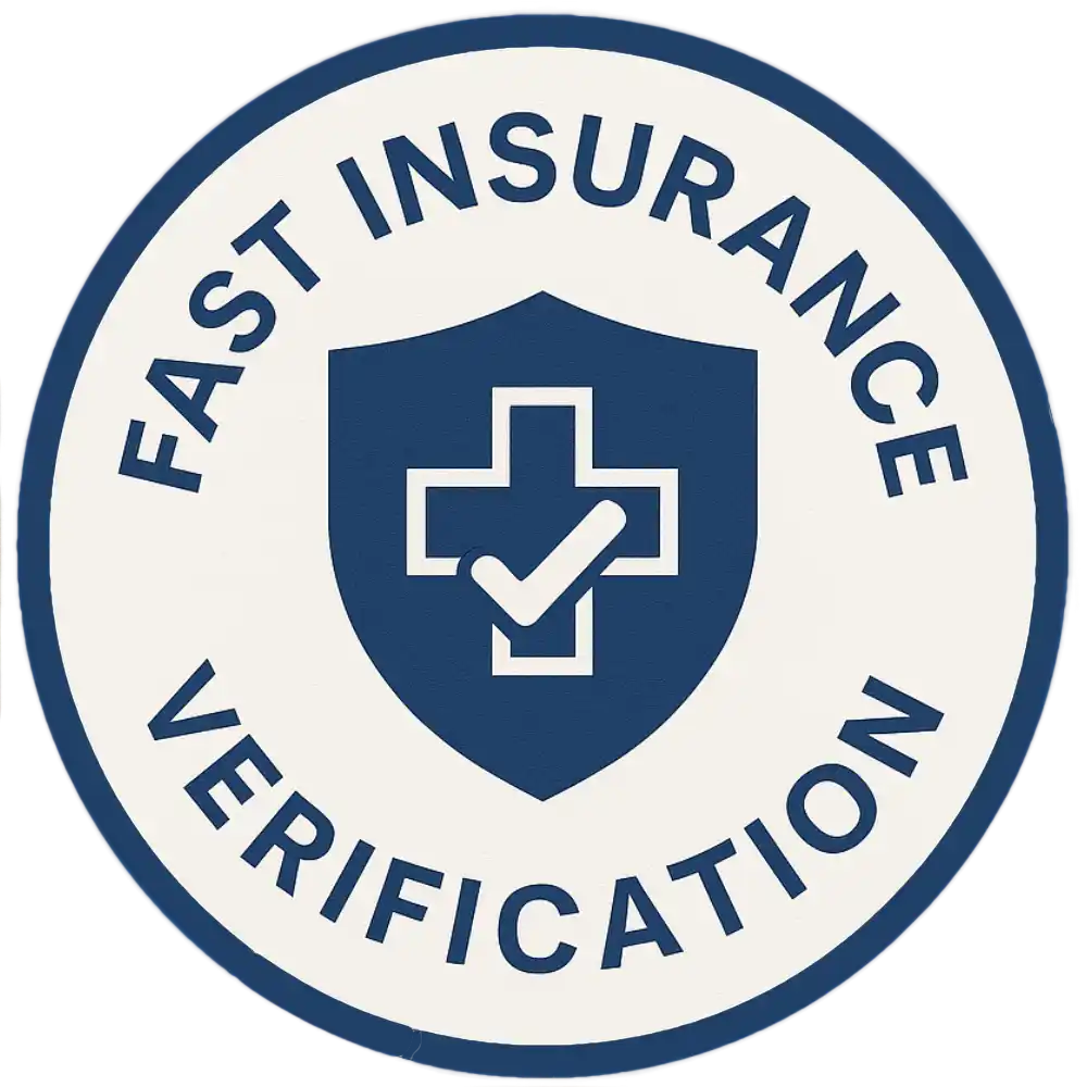 Fast insurance verification badge
